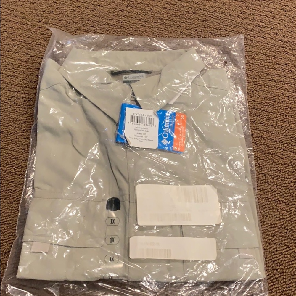 Columbia Omnishade Long Sleeve Shirt New 1x